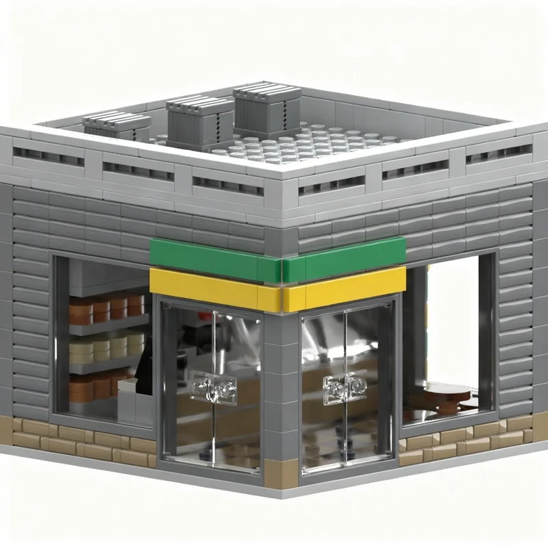 824 ชิ้น MOC MINI Subway 1.0 โ - Building Block Mini บทวิจารณ์และราคา