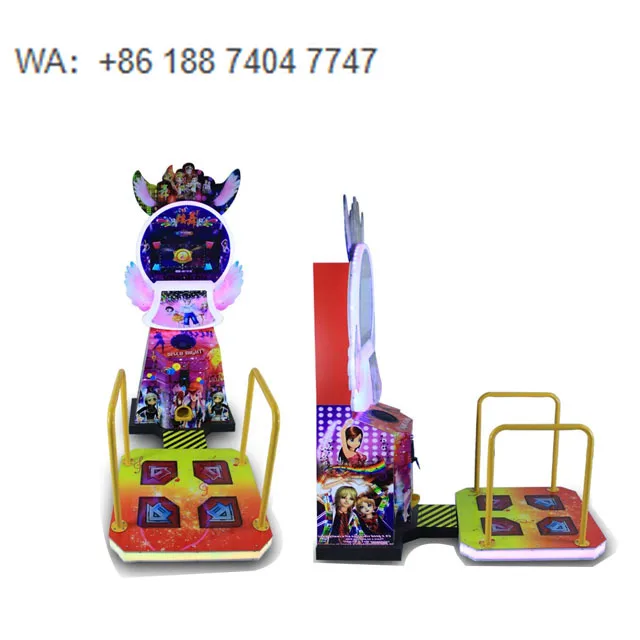 New Arrival Arcade Dance Machine Interactive Pump It up Music Rhythm Dance Revolution Arcade Machine for Sale