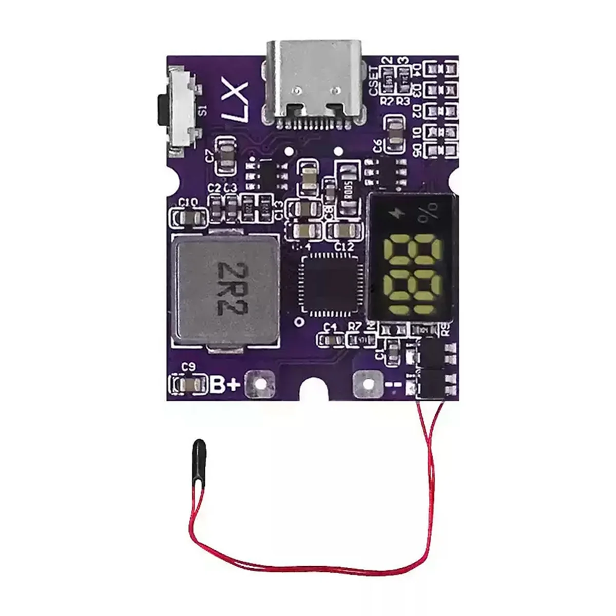 A07I 22.5W 전원 은행 리튬 배터리 충전기 지원 PD/QC, Type-C용 양방향 고속 충전 모바일 전원 모듈