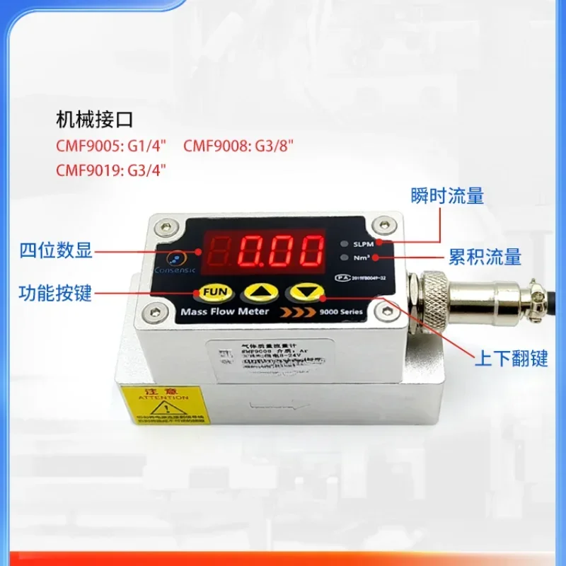 High-precision carbon dioxide argon special flowmeter CMF9000 has a wide range and fast response