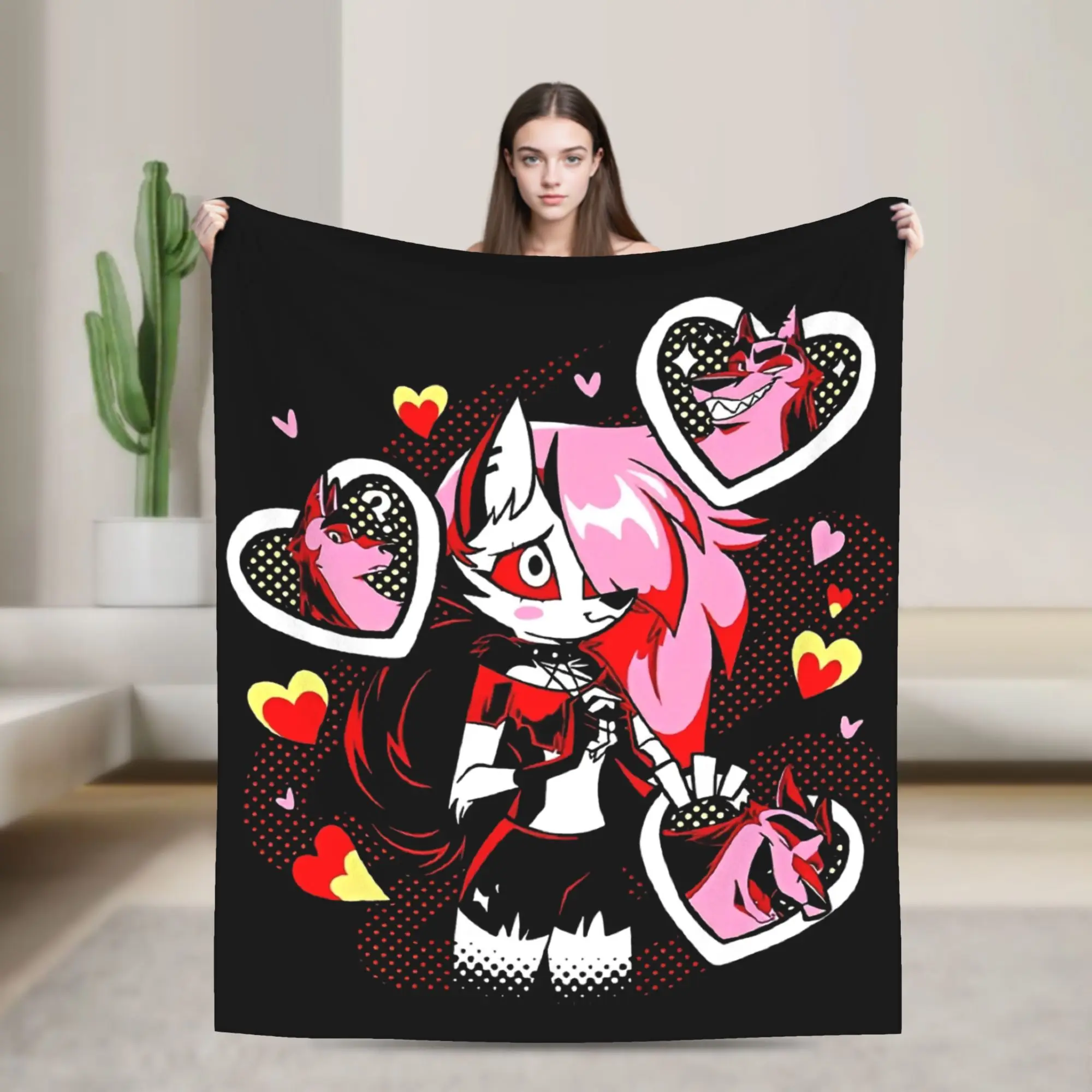 Loona  Fleece Blanket  Customized Throw Blanket for Bed Sofa Couch 200x150cm Quilt,