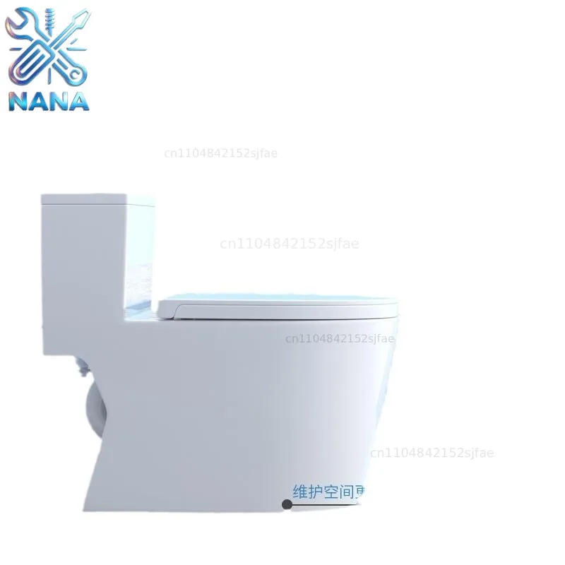Bottom single row hole toilet siphon type super vortex large diameter high temperature toilet water saving toilet patented model