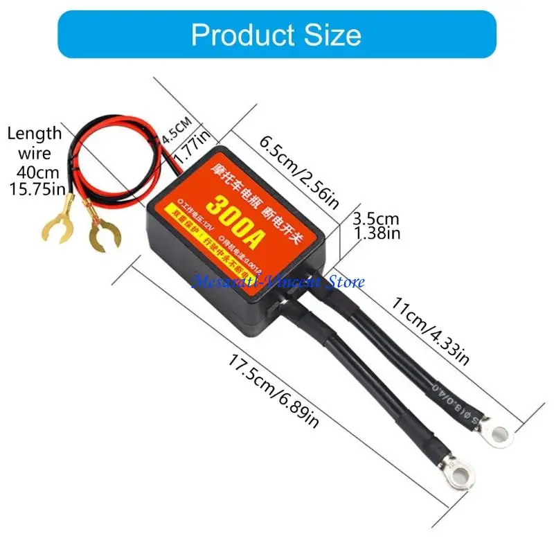 A70F Intelligente Fernbedienung Batterietrennschalter 12V 300A Relais für Fahrzeuge – Detail 6