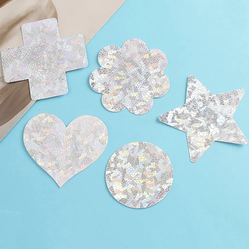 Sexy Nipple Pasties Invisible Disposable Breast Patch Heart Star Luminous Glitter Breast Lift Tape Chest Stickers Nipple Covers