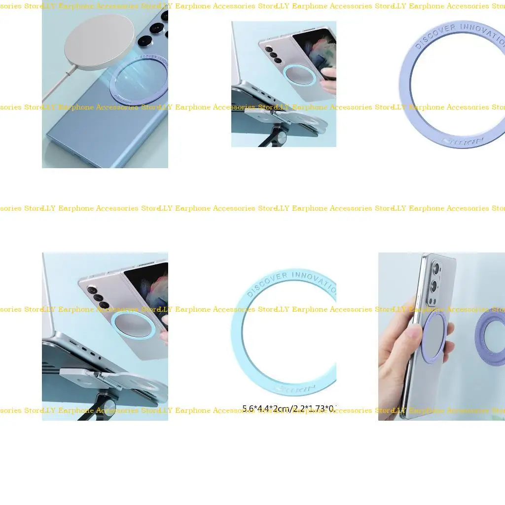

462E Универсальное клейкое металлическое кольцо Магнитное металлическое кольцо для телефона для CASE COV