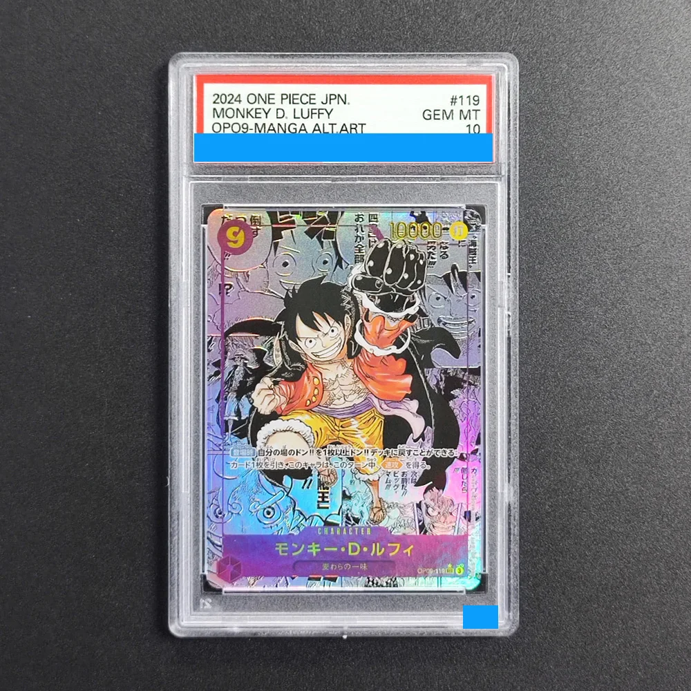 

Proxy ONE PIECE JAPANESE OP09-119 EMPERORS IN THE NEW WORLD MONKEY D. LUFFY MANGA Authentication Grading 10 Collection Game Card