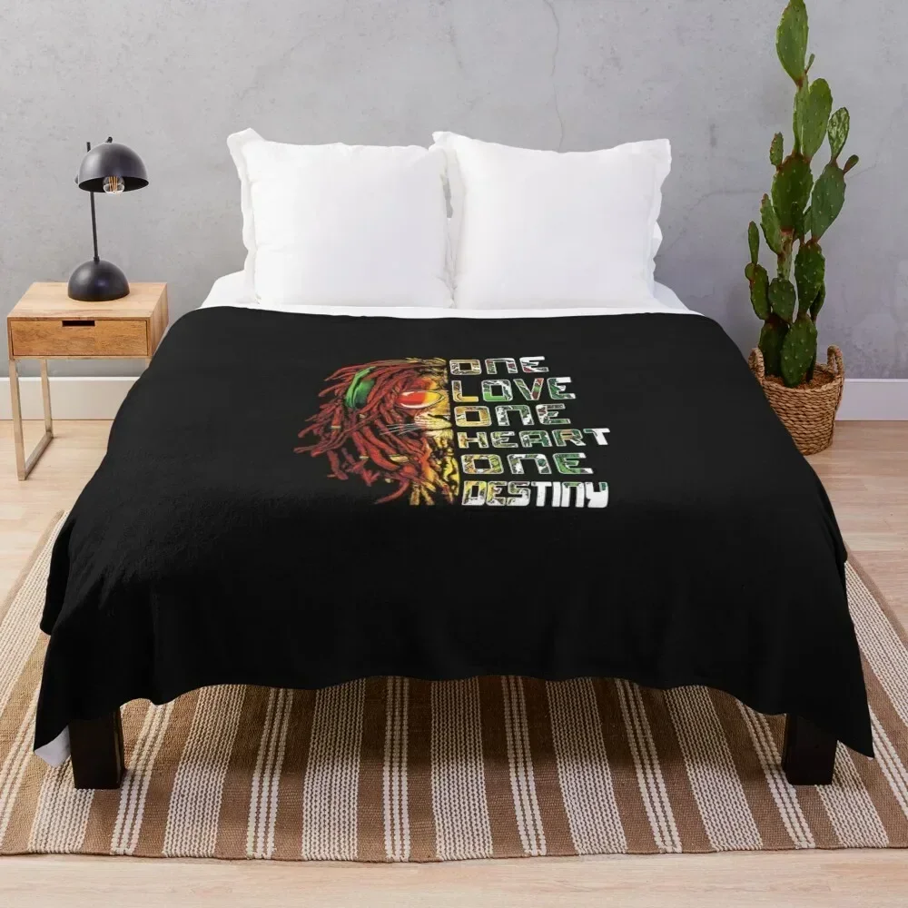 

Retro Bob Marley Shirts One Love One Heart T-shirt| Perfect Gift Classic T-Shirt Throw Blanket