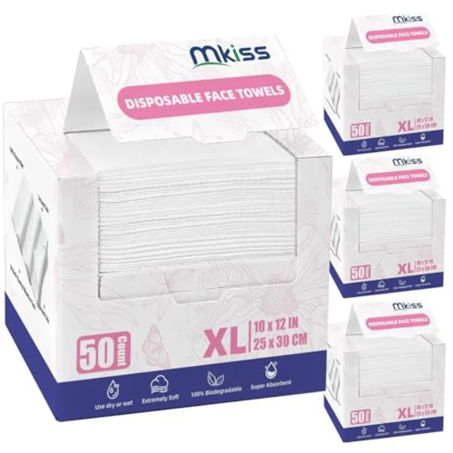 

Большие одноразовые полотенца для лица, 200 штук, 25x30 см, ультратолстые, премиум-класса, биоразлагаемые, для снятия макияжа, сухие салфетки, мягкие