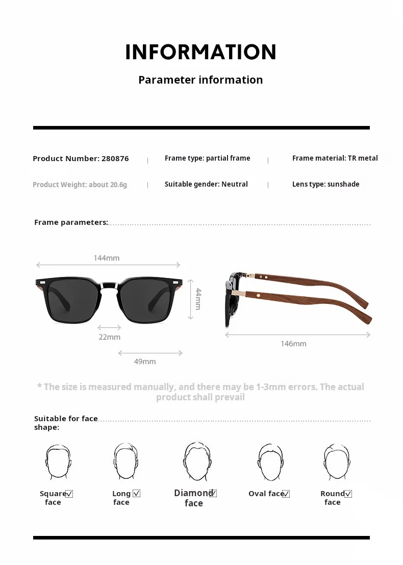 Lzabella Neue polarisierte Sonnenbrille für Herren, modische Outdoor-Fahrbrille, blendfreie Brille, Damen-Sonnenbrille 280876 – Detail 11