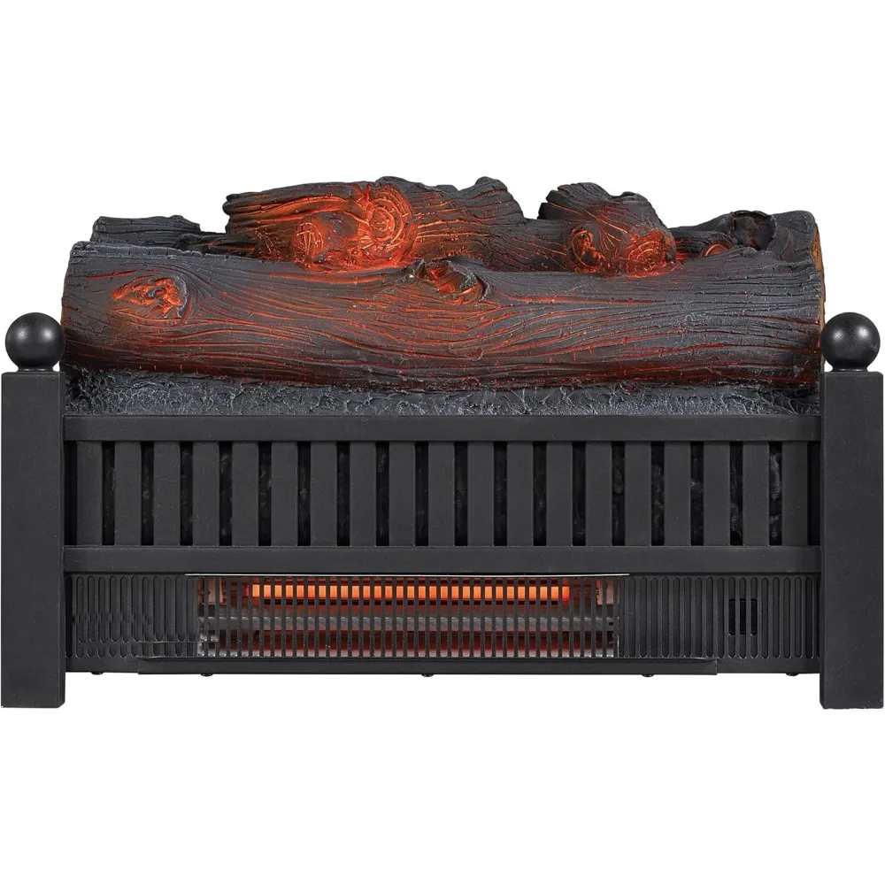 NEW duraflame Electric Log Set 1,000 Sq Ft Heater, Faux Logs Insert with Infrared Flames for Existing Fireplaces