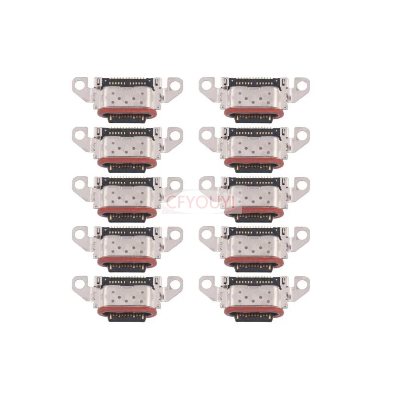 10pcs/lot Charging Port Connector For Motorola Moto Edge 50 Edge50 USB Dock Charger Charging Port Replace Part