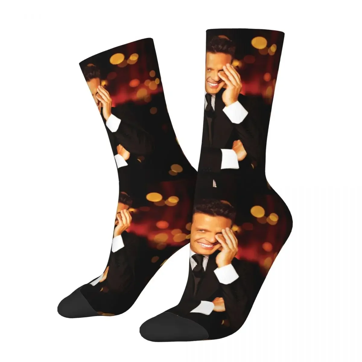 Fashion El Sol De Mexico Luis Miguel Fan Socks Stuff All Seasons Cotton Long Socks Breathable