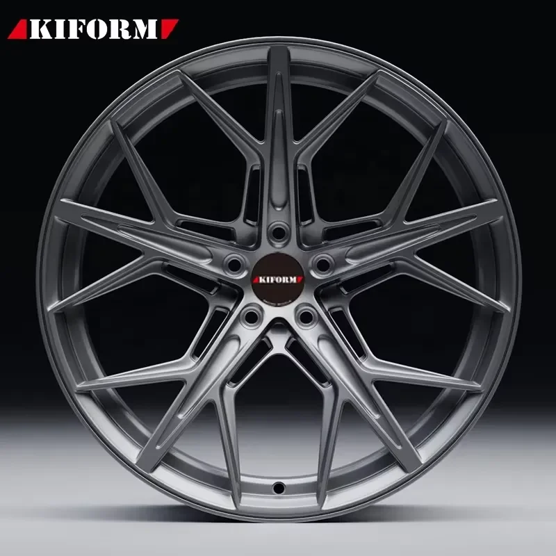 i New Design 16/17/18/19 Inch Forged Multi-Spoke T6061 Aluminum Alloy Wheel Silver Finish for Passenger Cars Customized Made