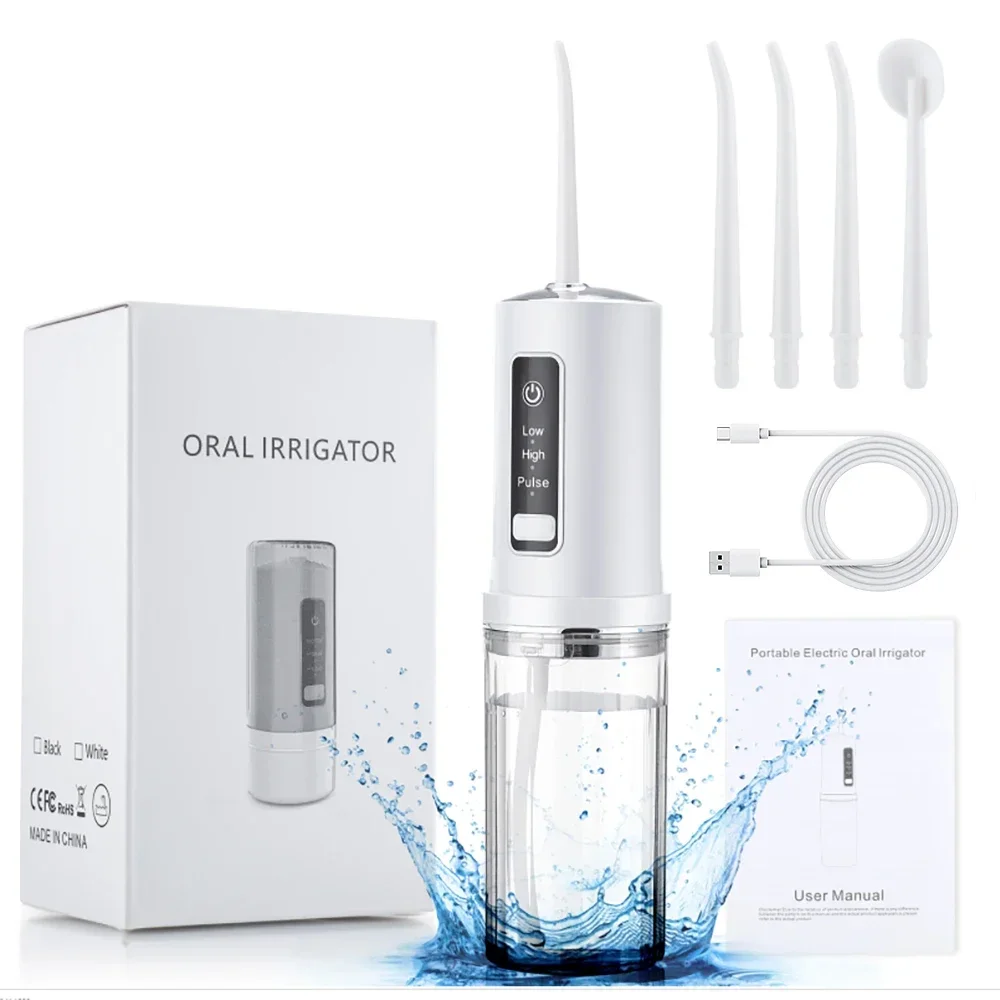 Dentals Oral Irrigator Professional Portable Electric Oral Irrigator Tooth Cleaner Water Flusher Teeth Whitening for Travel Home