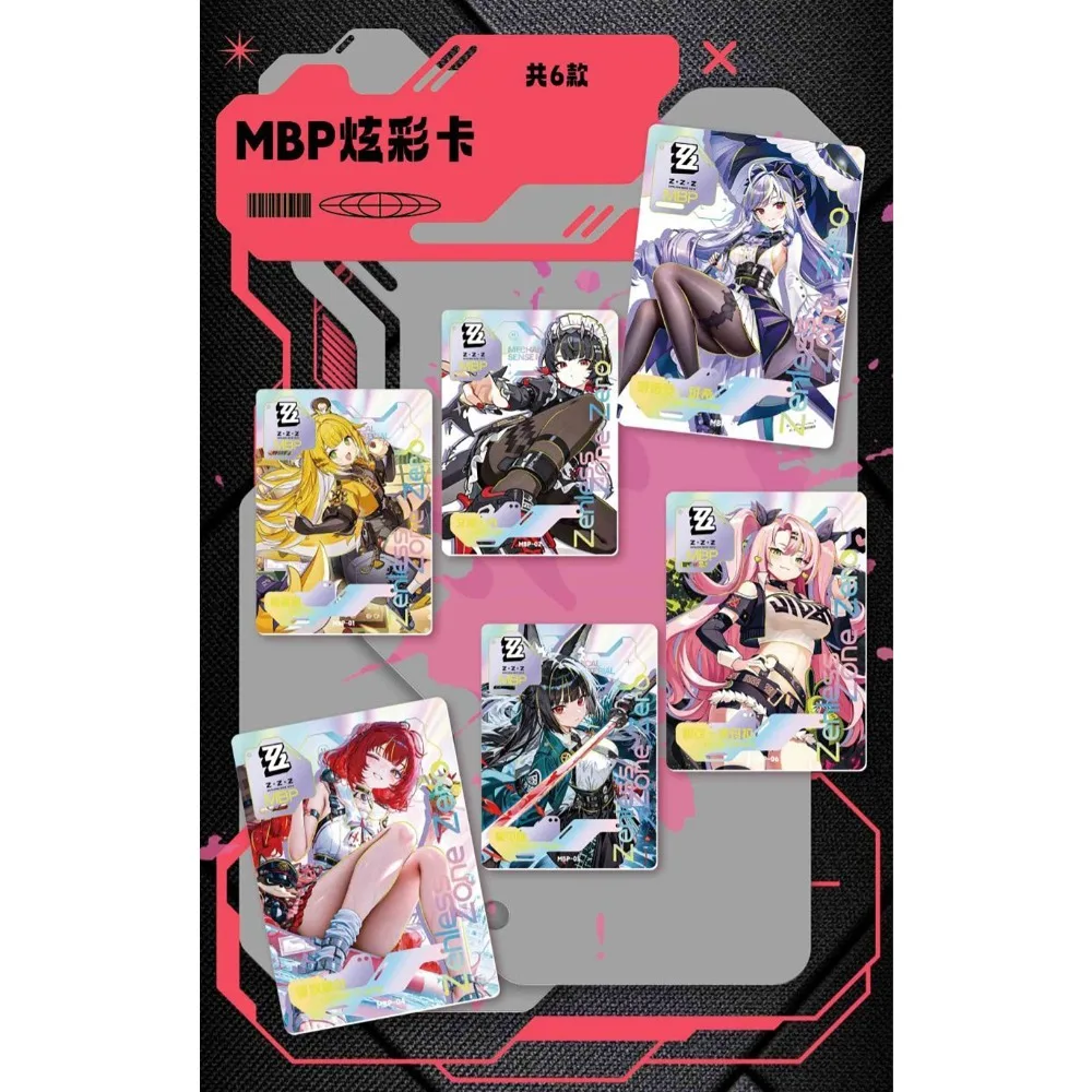 Zenless Zone Zero Collection Card Fans Cherish Classic Strategy Battle Games Rare Character Cards Toy Exquisite Birthday Gifts