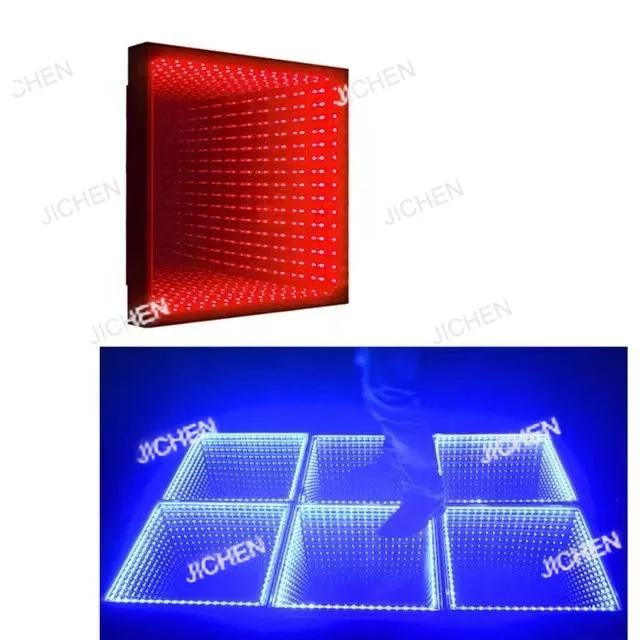 Dj disco panel tile toughened glass light up 3d led dance floor