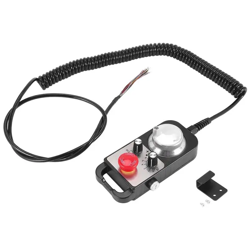 [A93Z!】 CNC Pulse Generator 6 Axis MPG Pendant Handwheel For FAGOR GSK Siemens FANUC System 5V Manual Pulse Generator