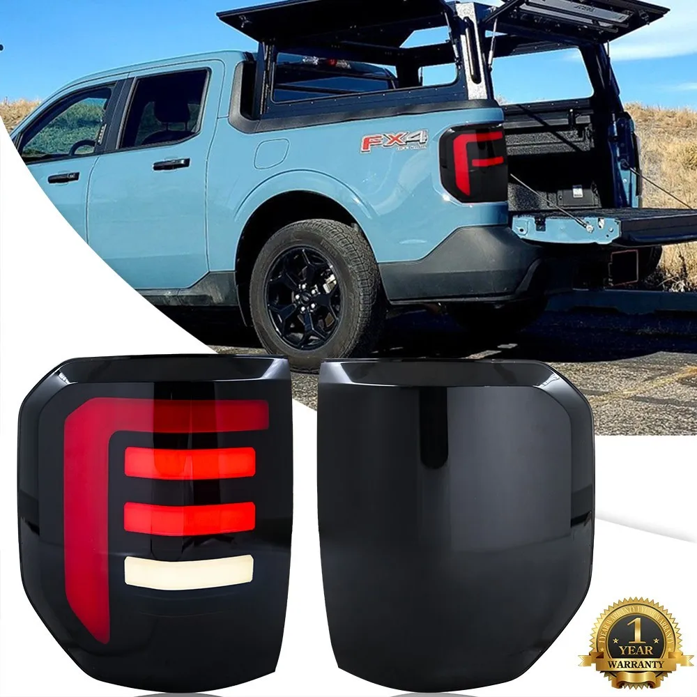 2 قطعة LED أضواء خلفية الجمعية لفورد مافريك XL XLT 2022-2025 متتابعة بدوره إشارة الجذع مصابيح الفرامل الخلفية #1