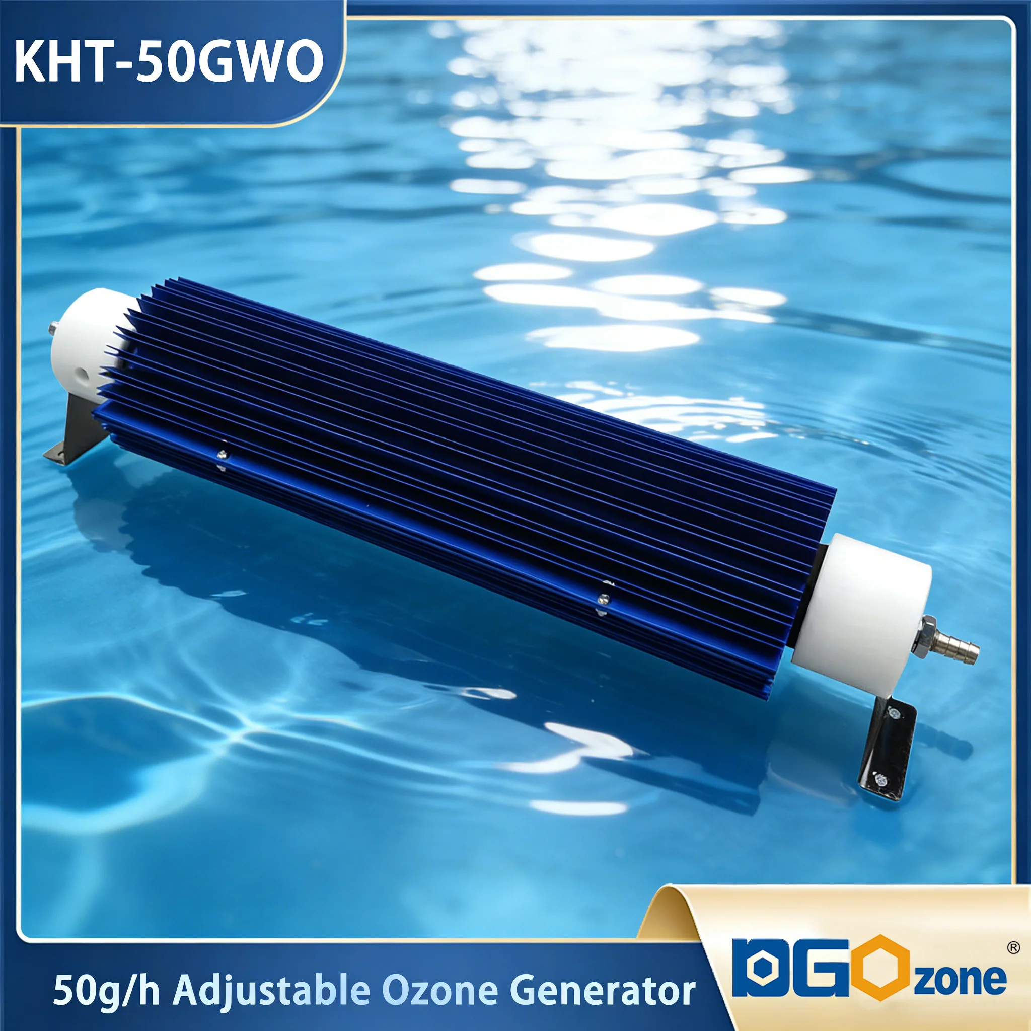 40g 50g Adjustable ceramic tube ozone generator for water treatment Industrial ozonator system ozone factory  DGOzone