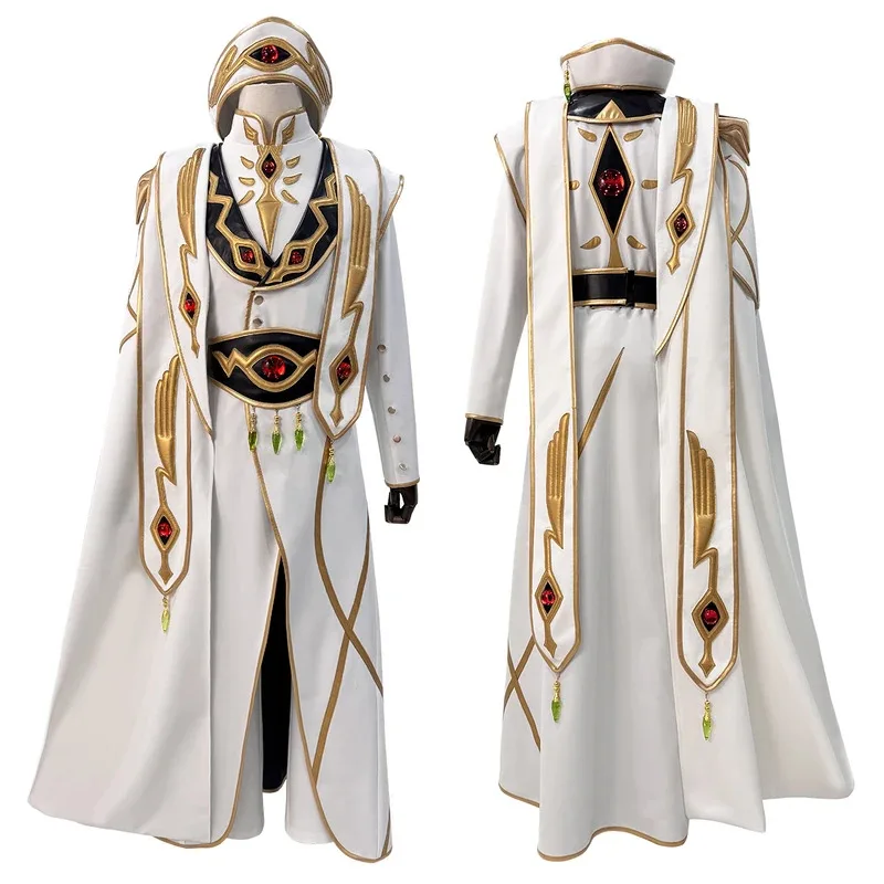 

HOLOUN Code Geass Lelouch of the Rebellion аниме Lelouch Lamperouge косплей костюм император униформа унисекс Cos конвенционный подарок