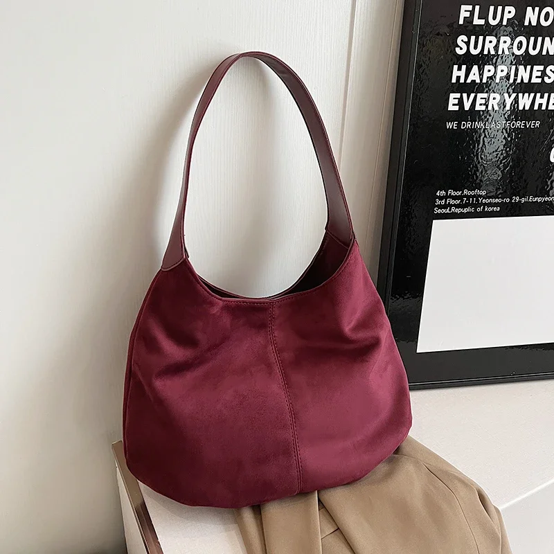 

Single Shoulder Bag for Women 2024 Autumn and Winter New Large Capacity Commuting Versatile Casual Single Shoulder Work Tote Bag