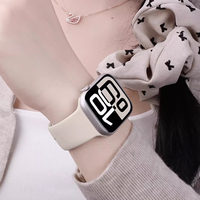 Sport Strap For Apple Watch Band 45mm 46mm 44mm 42mm 41 40 Ultra2 49mm silicone Belt Correa Bracelet Series 10 9 7 8 se 5 6 4