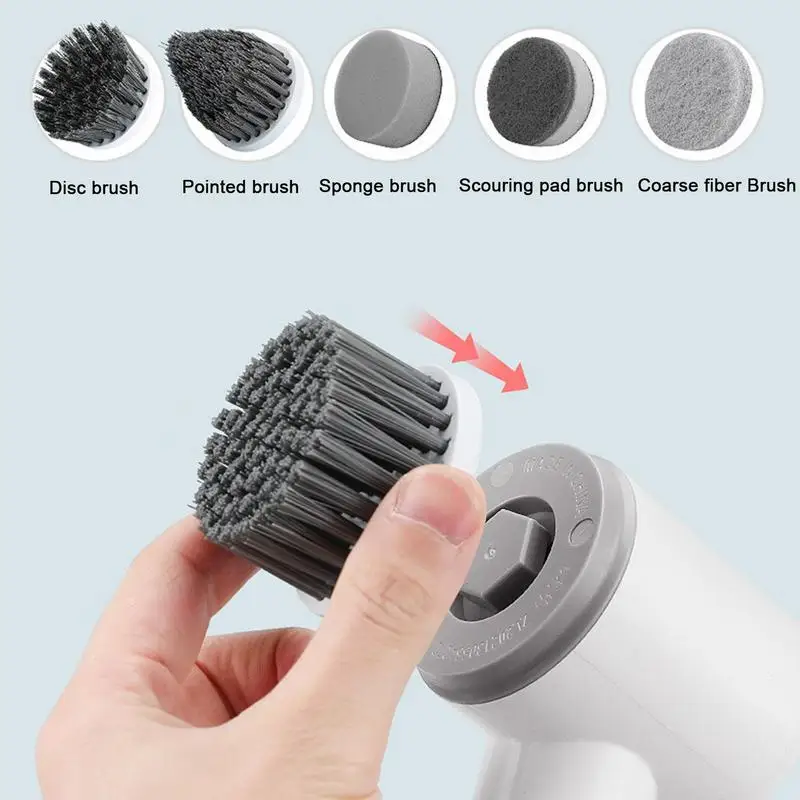 Household Cleaning Brush Kitchen Gadgets Cleaning Products For Home Wireless Clean Brush Home Gadgets Electric Spin Scrubber