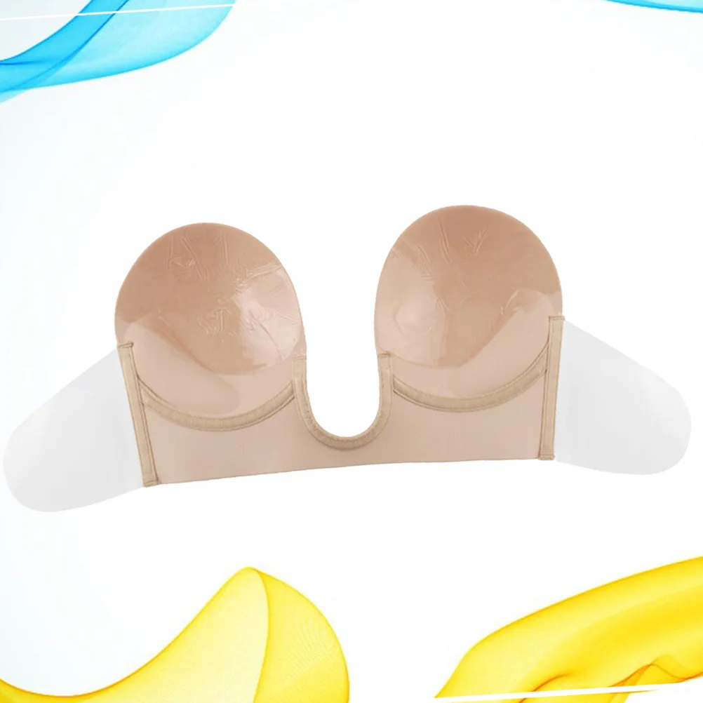 

Silicone Skin Color Strapless Pasties Bra for Women Size B Cup Push Up Adhesive Covers Backless Bra Reusable Covers