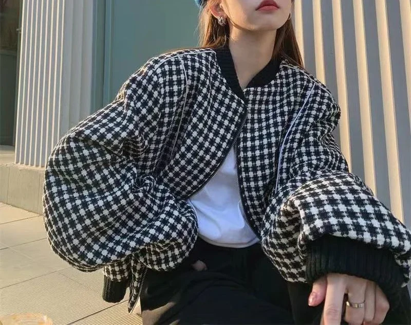 

Student Spring New Korean Loose Temperament Houndstrap Popular Baseball Suit