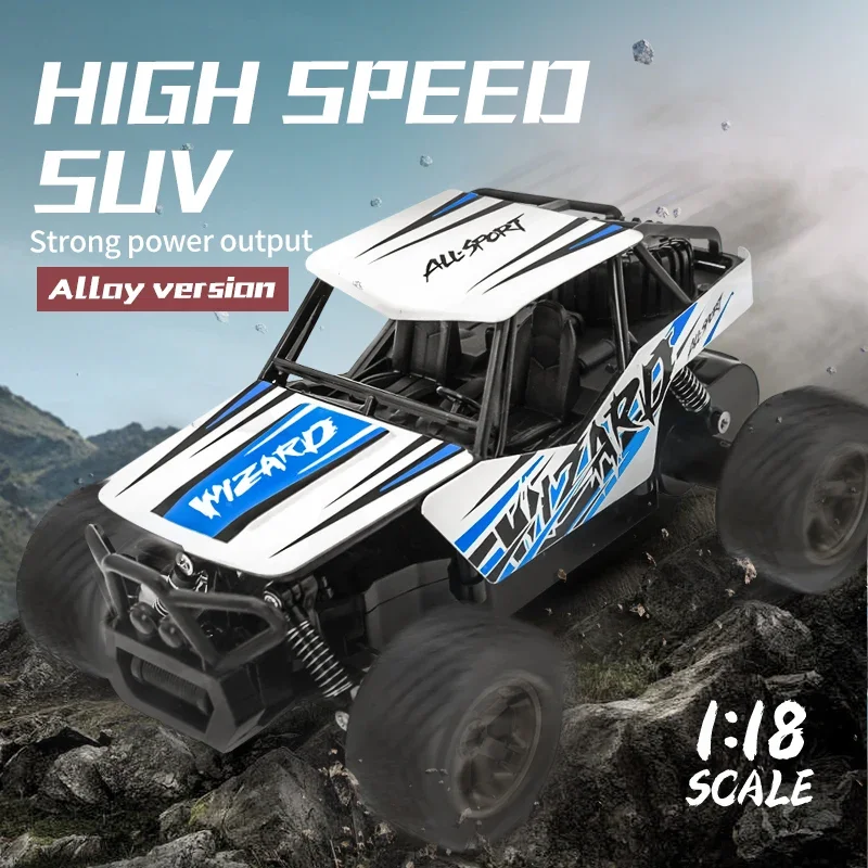 2.4G RC Alloy Drift Car Big Size RC Truck Independent Shock Absorber Anti-Crash Remote Control Car Vehical Adults Kid Toy Gift