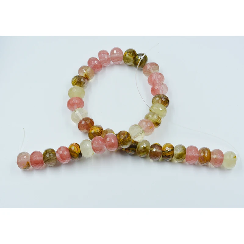 Last 1 share. 9X13MM natural crystal loose beads. 15 inches