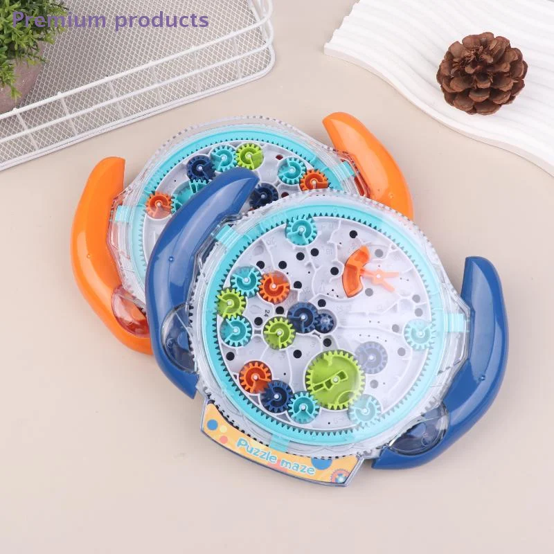 Labirynt z kulkami 3D, zabawka edukacyjna Montessori, plansza labiryntowa z przekładniami, kulka do nawlekania, zabawka antystresowa dla dzieci, prezent urodzinowy