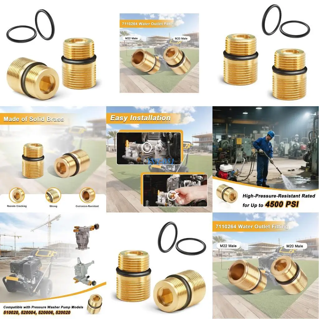 Металлические коннекторы высокой прочности для насосов E15A