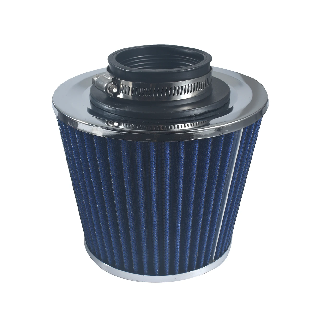 63mm Blue High Flow Air Filter Mushroom Head Inlet Performance Cold Air Intake Cone Dry Filter