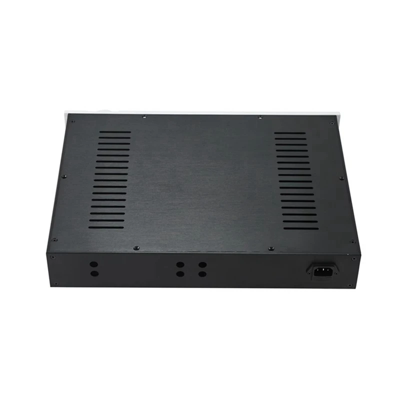 CJ-187 caja de preamplificador DIY totalmente de aluminio chasis amplificador de Audio caja decodificadora DAC Shell W430 H70 D310 fácil de usar negro y plateado