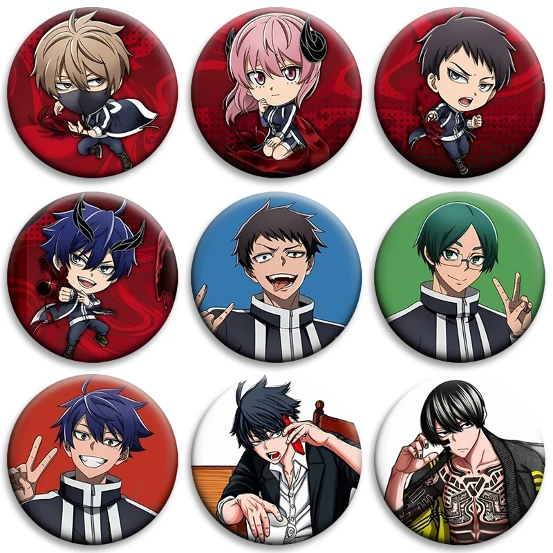 

Cartoon Animation Tougen Anki Creative Brooch Lapel Pins Round Badge for Bag Clothing Decor Jewelry Accessories Souvenir Gifts