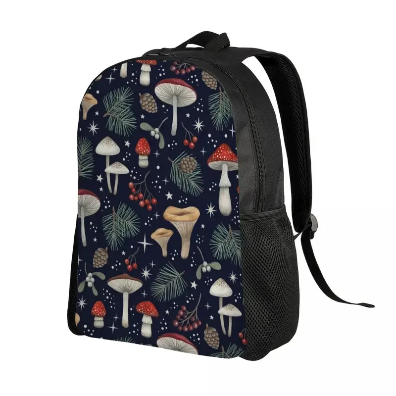 Winter Forest Backpack for Men Women Water Resistant School College Psychedelic Magic Bag Printing Bookbag