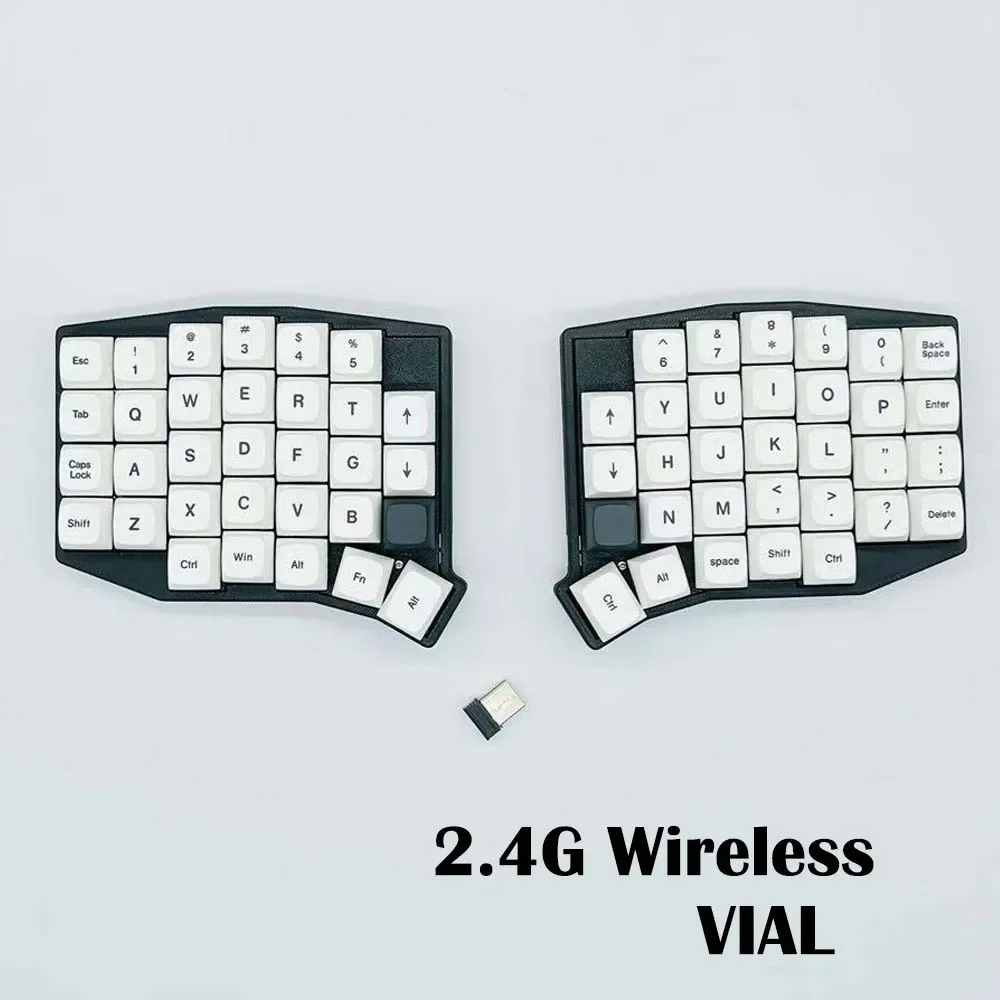 Sofle66 Split Mechanical Keyboard Hot-swap Sofle Kit 2.4G Single Mode Wireless MX Keyboard Ergonomics VIAL Programmable