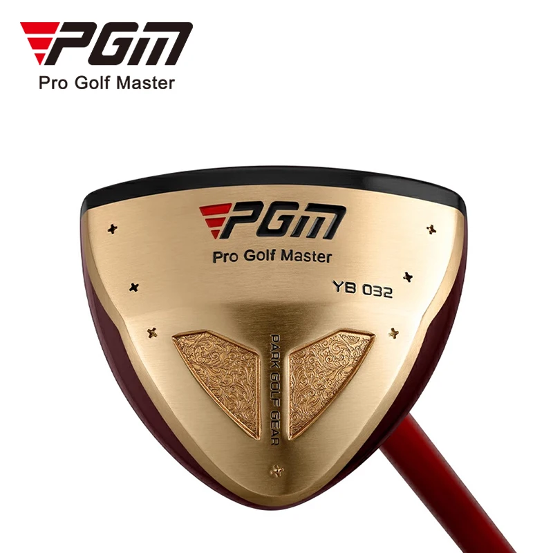Right Handed Wood Golf Putter, Graphite Shaft Unisex Park Golf, Precision Mallet Smooth Roll, Durable Grip Headcover