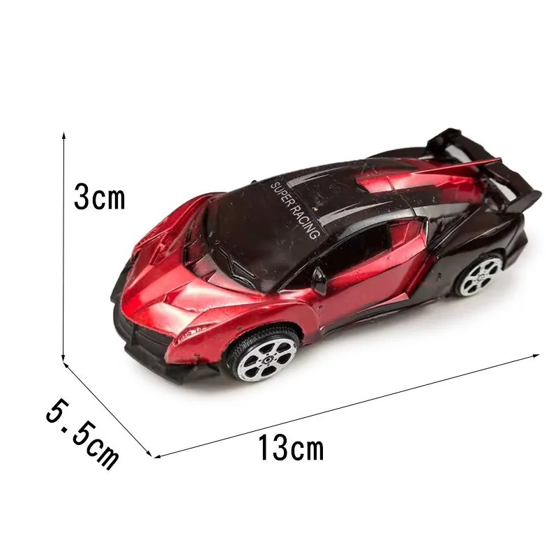 3Pcs Children's Puzzle Toys Simulation Cool Colorful Mini Plastic Racing Car Toy Model Creative Desktop Game Toys Pull Back Car