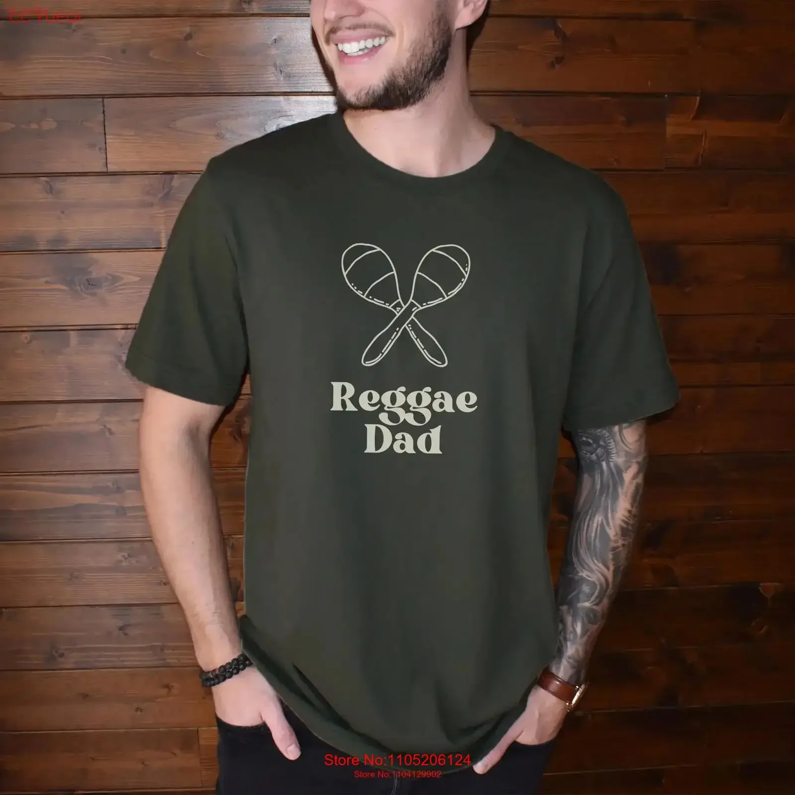 Reggae dad T shirt funny wholesome Father's Day gifts gift for husband and grandpa sofT men music lover vintage Washed