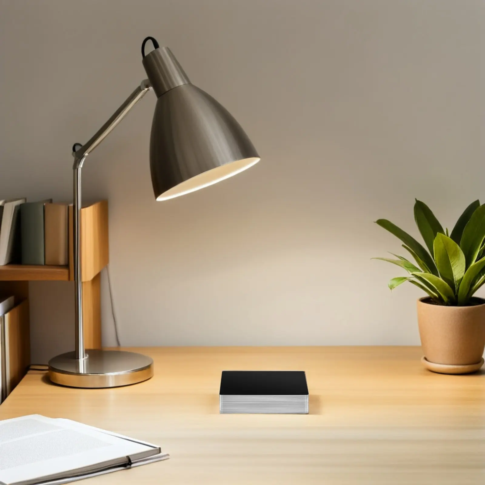 

200Pcs Laser Engraving Calibration Cards Black Aluminum Business Card Blanks 3.39x2.13x0.18 Inch Engraving Blanks for Industrial