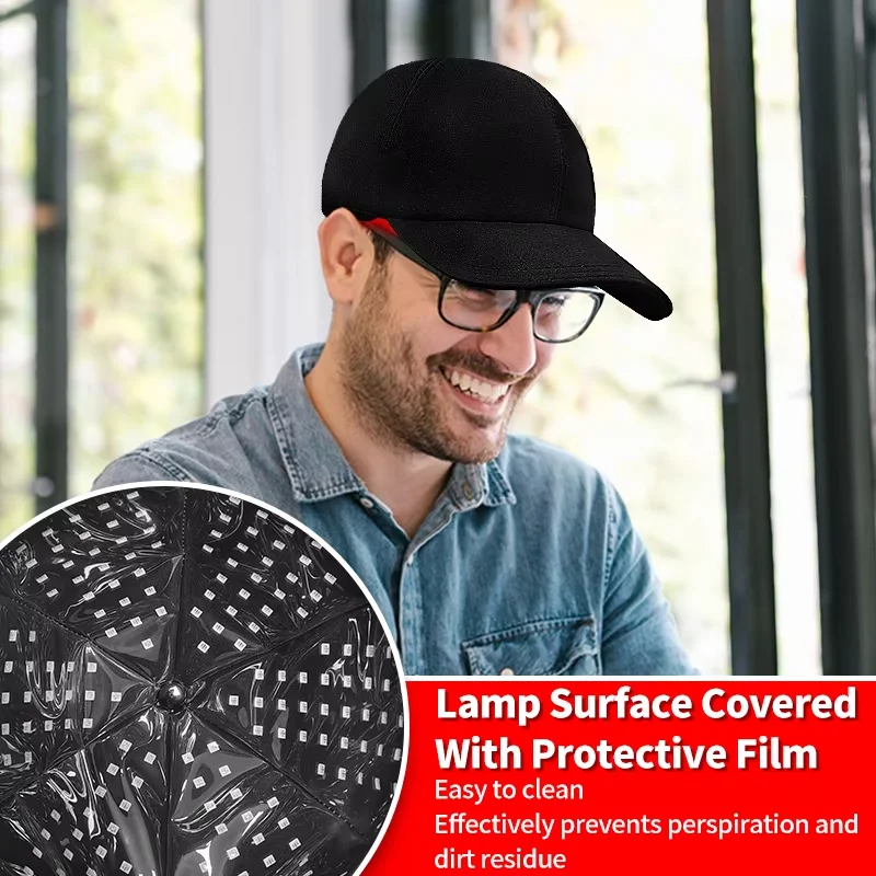 Comfortable Hair Growth Red Light Anti-Hair Loss Regrowth 180 LED Hair Cap 660nm 850nm 940nm - Image 4