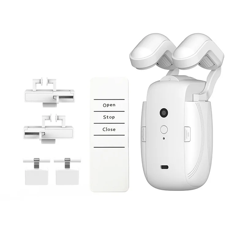 Smart Curtains Robot Roman Rod Track/T/U-Rail Tracks 3 In1 Automatic Curtain Opener Remote Control Curtain Motor-BTFL