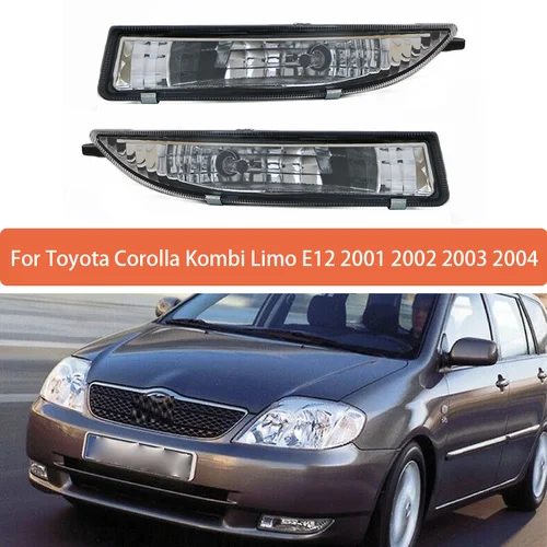 Conjunto de lámpara antiniebla para Toyota Corolla Kombi Limo E12 2001-2004 versión de EE. UU. Luz antiniebla del parachoques delantero 8121112150 8122112160