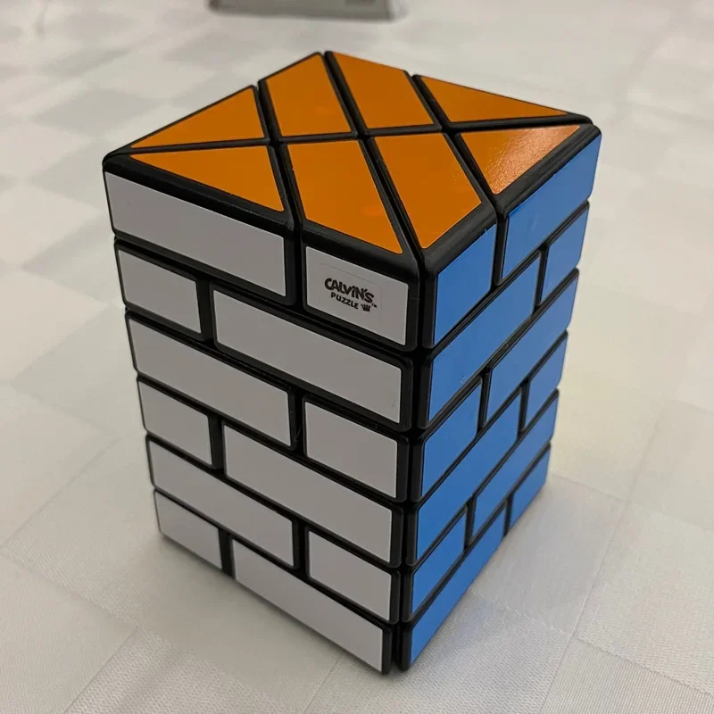 Calvin's SIDGMAN 2x4x6 Fisher Brick Wall Magic Cube Neo Professional Speed Twisty Puzzle Brain Teasers Educational Toys