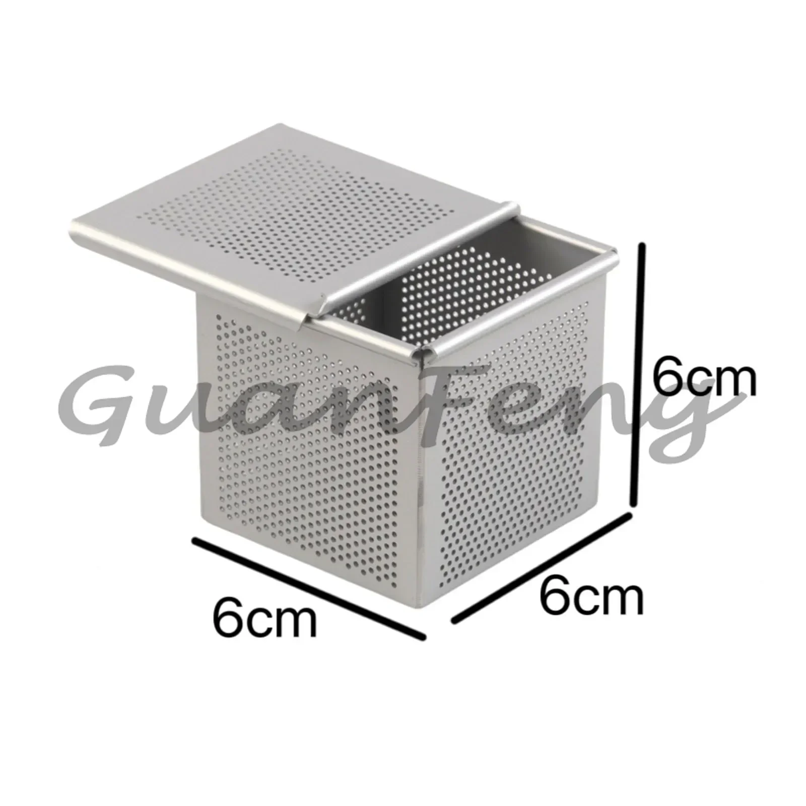 Mini Rectangular Loaf Baking Tray Sturdy Non Stick Aluminum Alloy Removable Oven Pan For Bread Cake Pie Puff Pastry