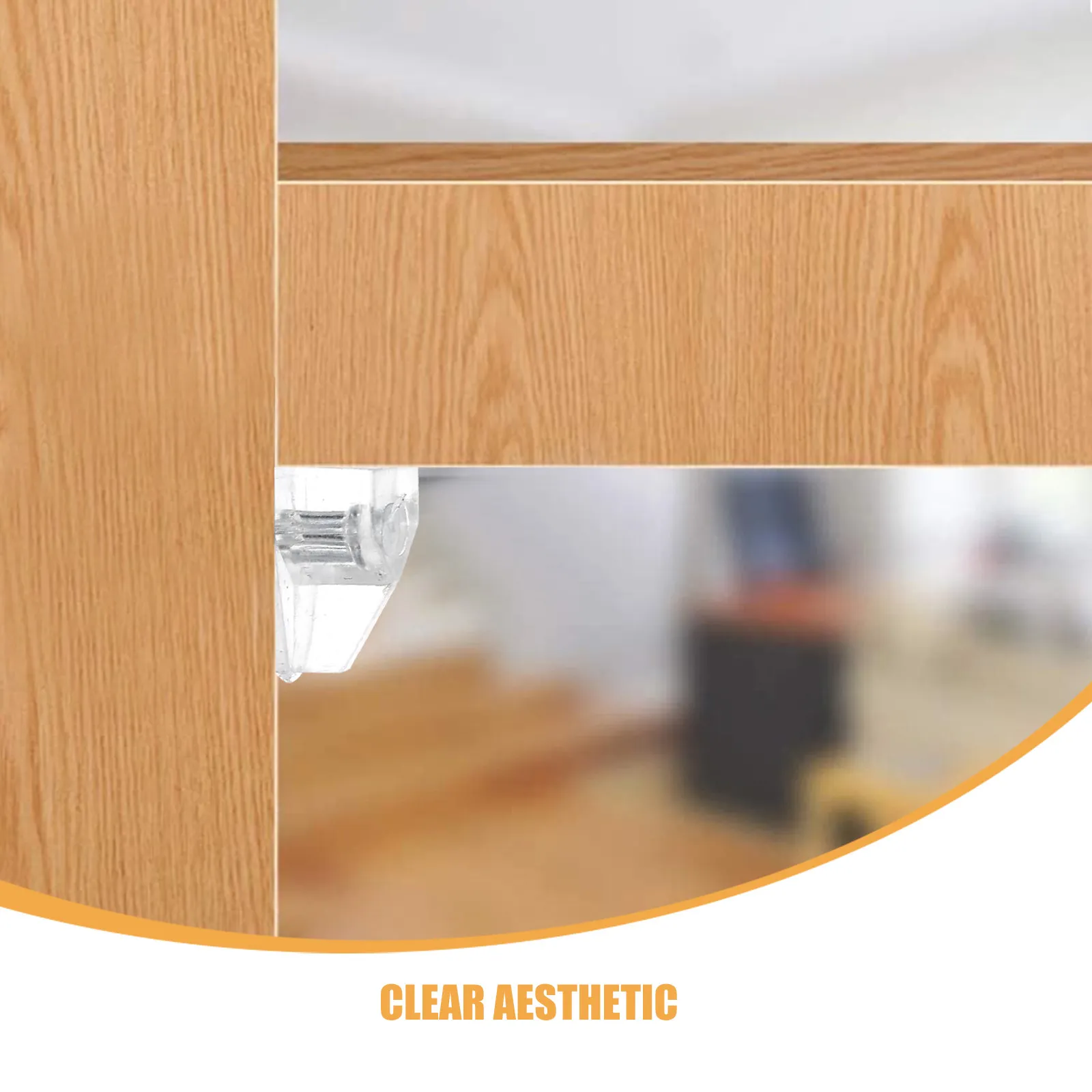 60Pcs Clear Shelf Support Pegs Plastic 3Mm Cabinet Shelf Pins for Bookshelf Kitchen Cabinet Cupboard Shelving Support
