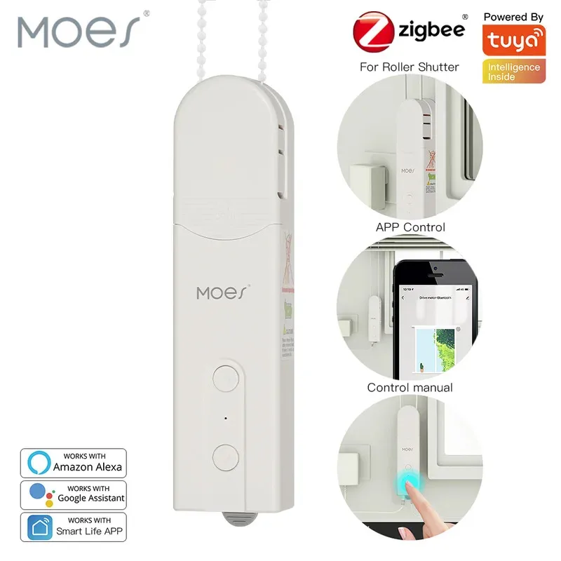 

ZigBee Smart DIY моторизованные рулонные шторы/концентраторы приводного двигателя Tuya Smart Life приложение Alexa Google Home голосовое управление