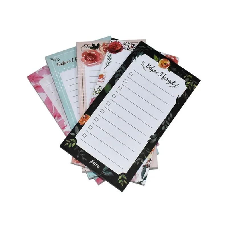 Notepad magnético destacável, Handy Notepad, N Times Geladeira Sticky Notes, 50 Páginas